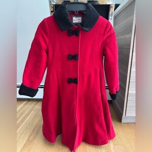 Rothschild Red and Black Kids Coat
